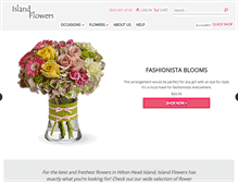 Tablet Screenshot of hiltonheadislandscflorist.com
